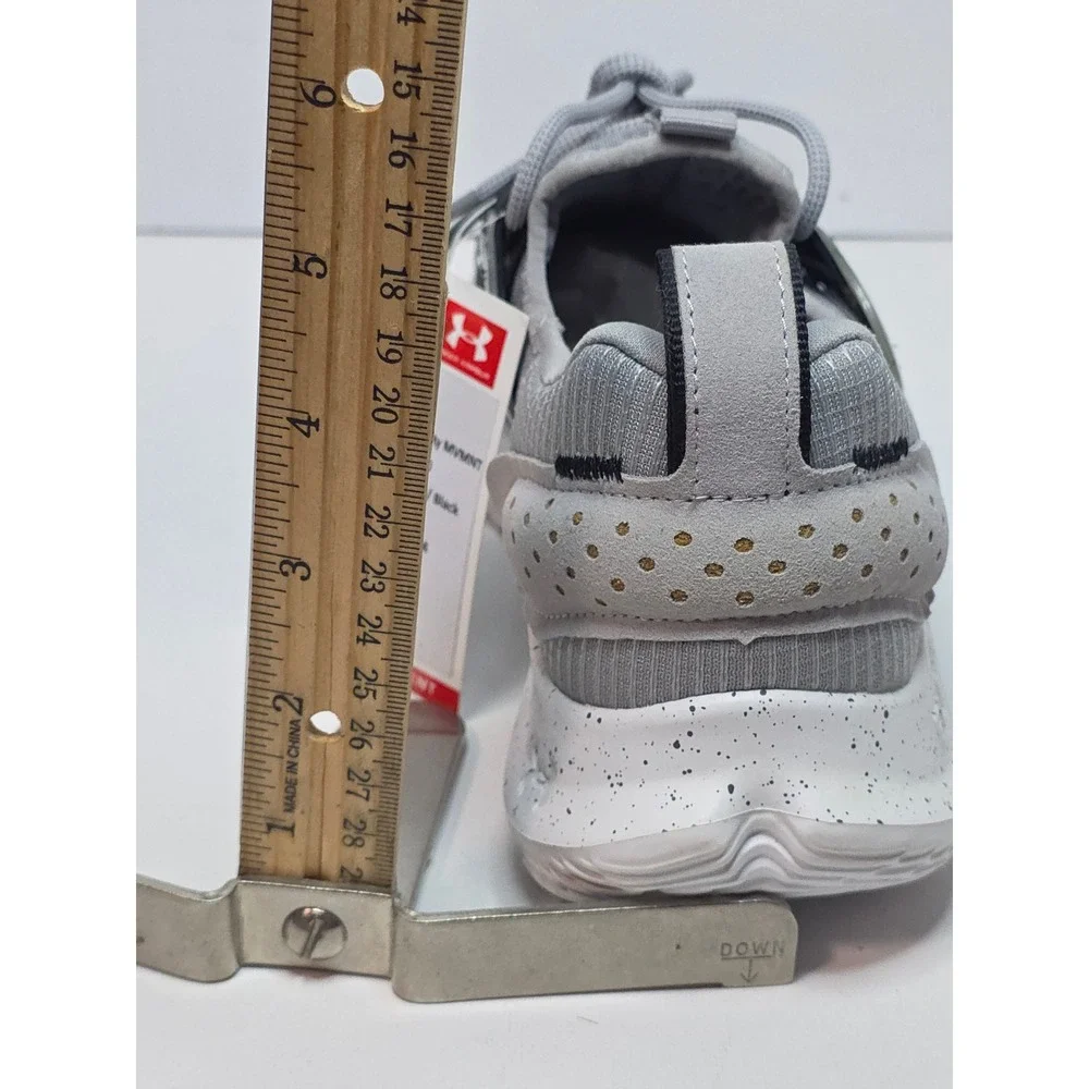 NEW! RIGHTFOOTONLY Amputee UnderArmourFlow MVMNT‎ M's GreyWhite Shoe Sz9 Sample